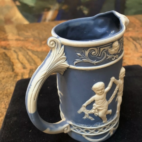 RARE Germany 1890s Ram head cherub SIGNED GOAT HEAD CHILDREN Cherub - Picture 9 of 16